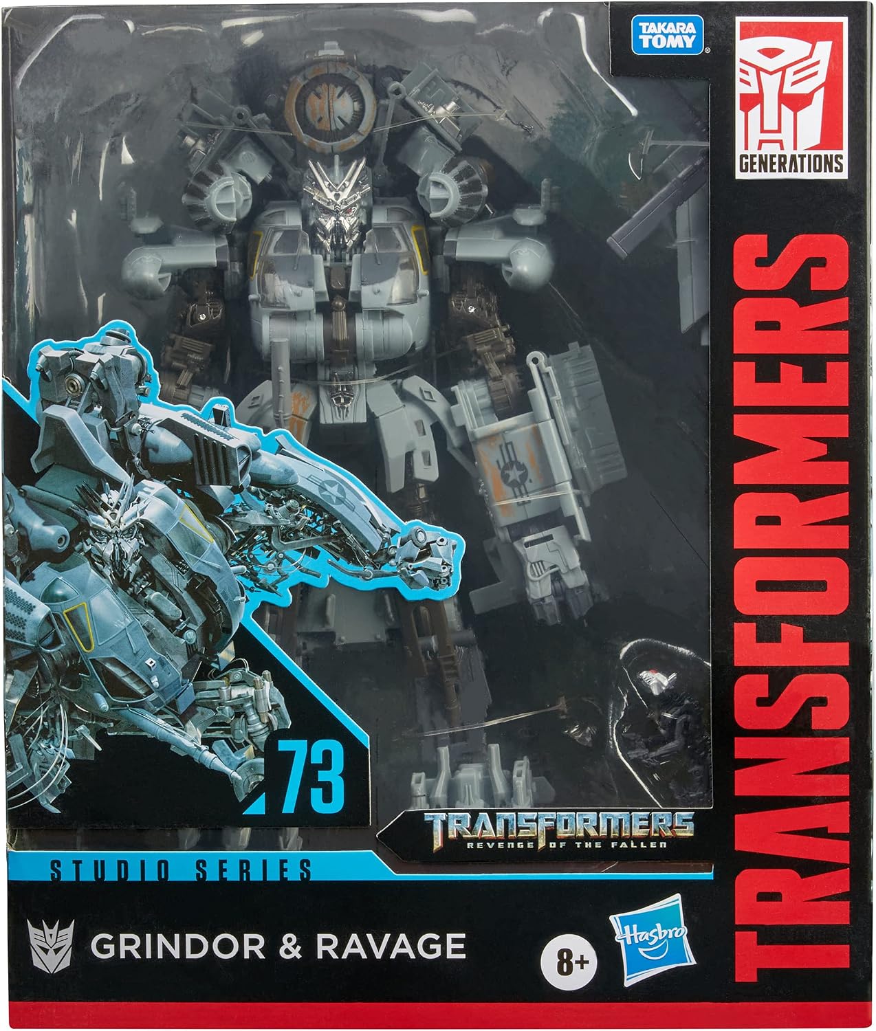 [BACK ORDER] Transformers Studio Series Leader Class Grindor and Ravage