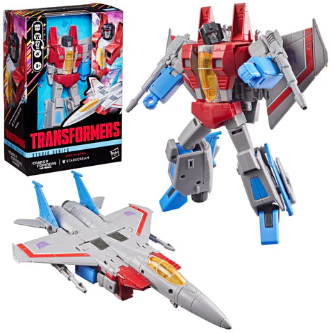 [BACK ORDER] Transformers Studio Series Starscream MTMTE Collection - The Movie Voyager Class Action Figure
