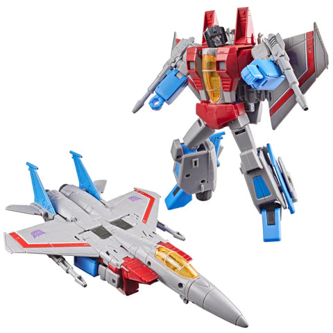 [BACK ORDER] Transformers Studio Series Starscream MTMTE Collection - The Movie Voyager Class Action Figure