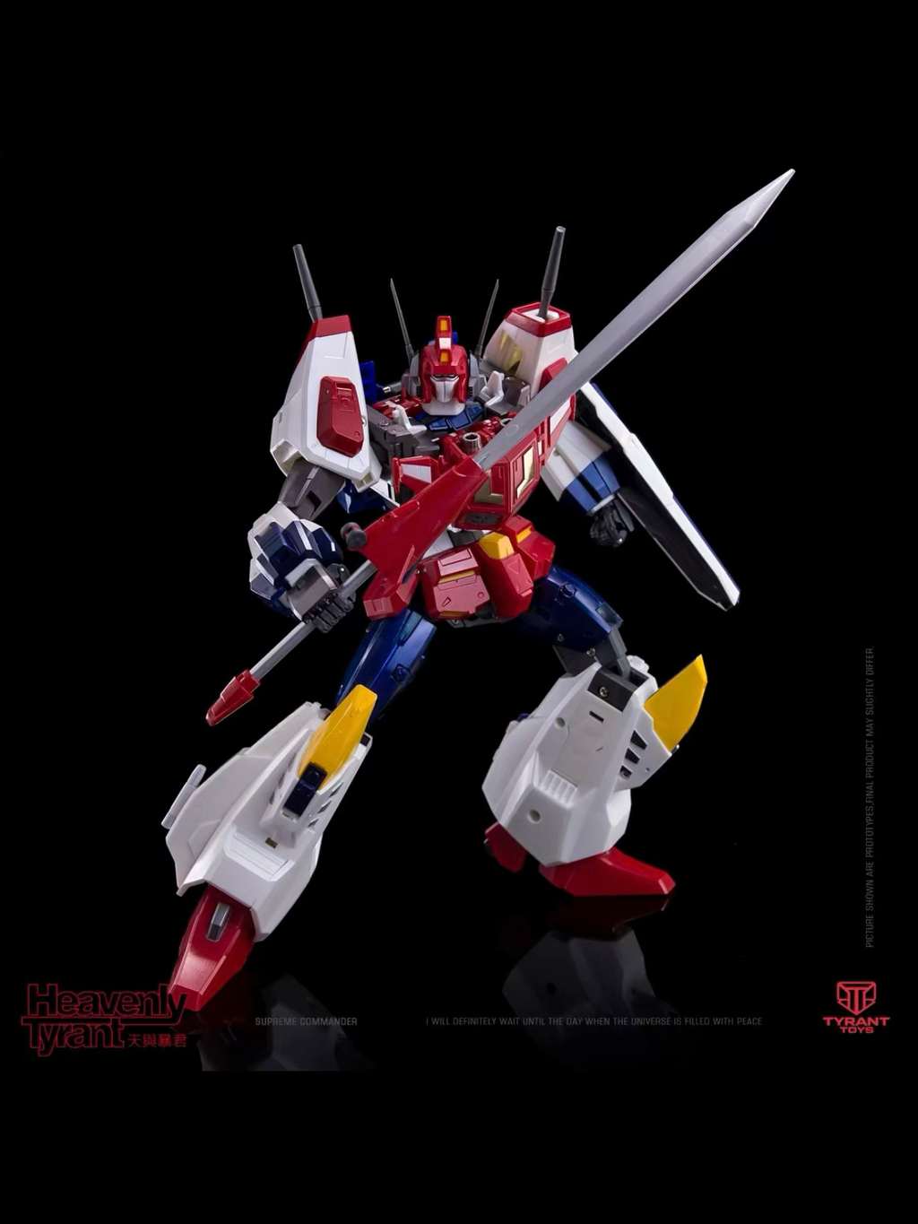 [BACK ORDER] TYRANT TOYS T-01 Heavenly Tyrant (Transformers Star Saber)