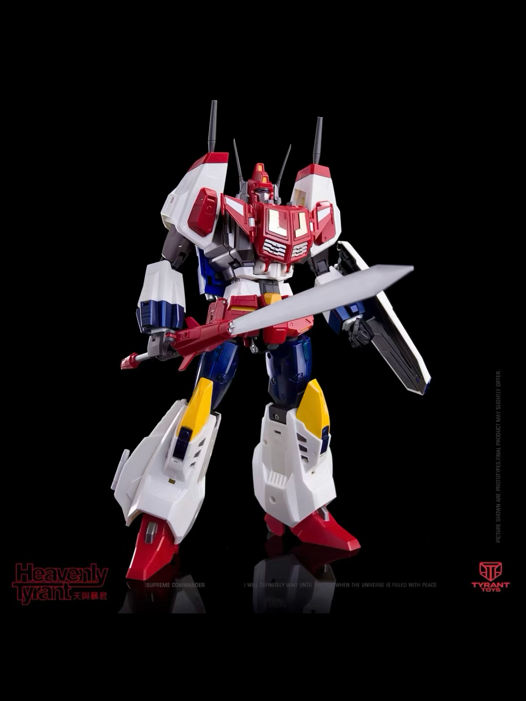 [BACK ORDER] TYRANT TOYS T-01 Heavenly Tyrant (Transformers Star Saber)